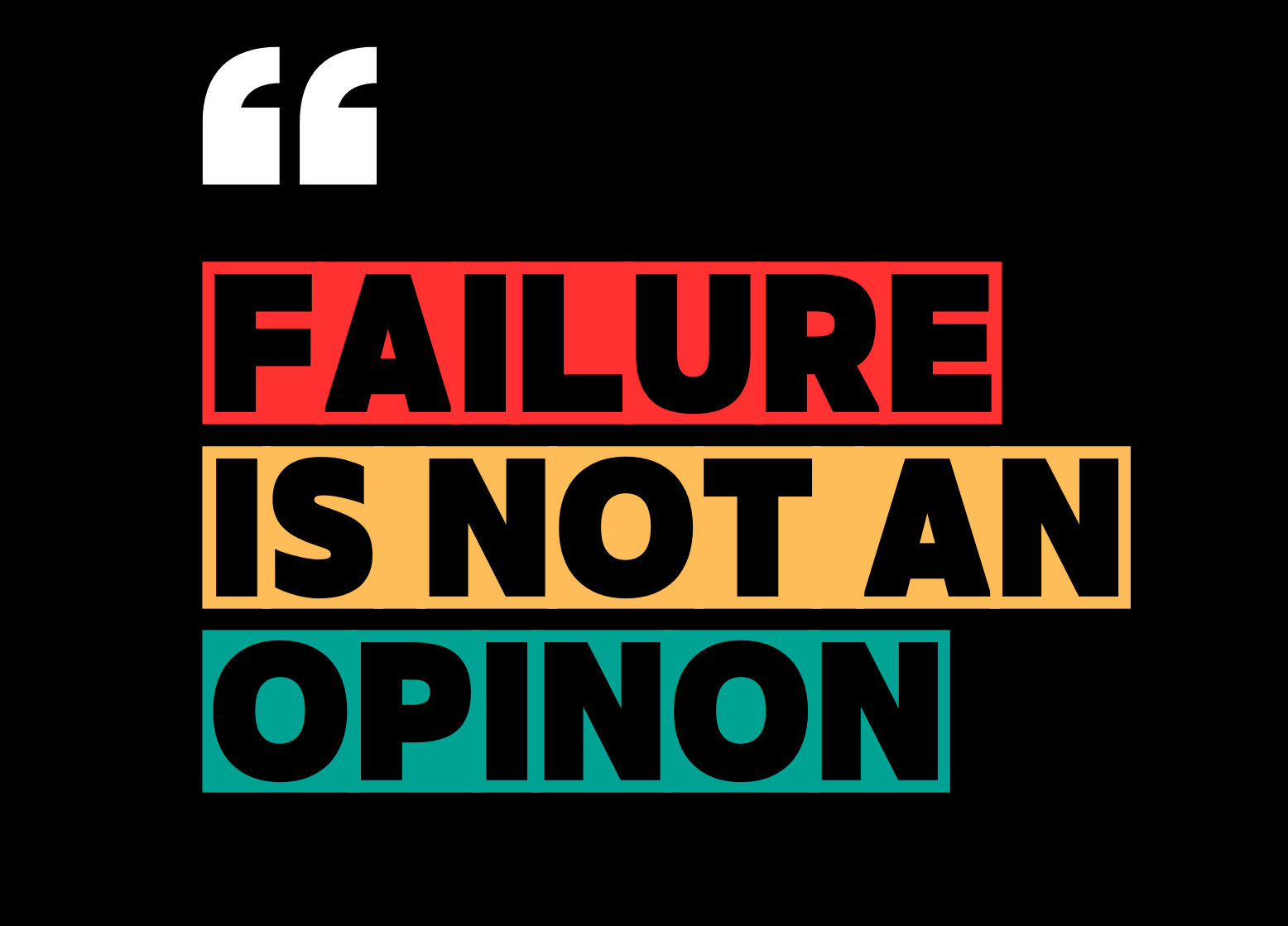 328 Failure is not an opinon