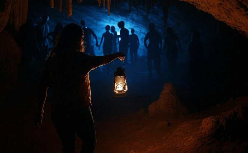 334 Alguien entró con una linterna en la cueva y nos arruinó el rave
